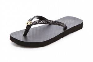 Tory Burch Adia Glitter Flip Flops