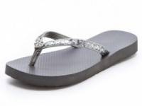 Tory Burch Adia Metallic Flip Flops