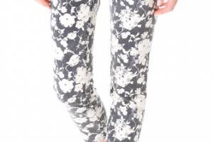 Tory Burch Alexa Printed Skinny Jeans