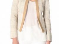 Tory Burch Autumn Perforated Leather Jacket