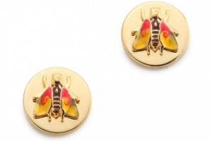 Tory Burch Buddy Bee Post Earrings