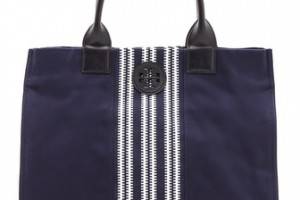 Tory Burch Center Stripe Ella Tote