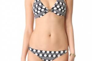 Tory Burch Darby Paloma Halter Bikini Top