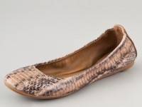 Tory Burch Eddie Snake Ballet Flats