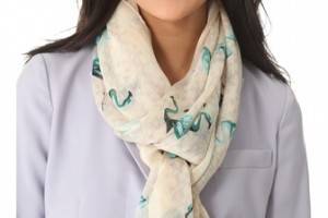 Tory Burch Flamingo Scarf