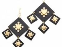 Tory Burch Geo Chandelier Earrings