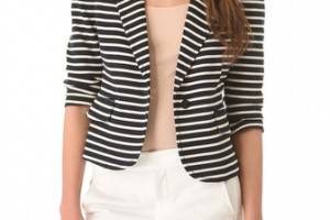 Tory Burch Kamilla Striped Jacket