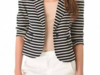 Tory Burch Kamilla Striped Jacket