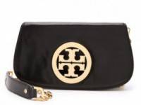 Tory Burch Logo Clutch with Chain