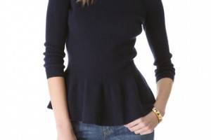 Tory Burch Madeline Peplum Sweater