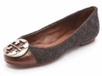 Tory Burch Parker Cap Toe Logo Flats