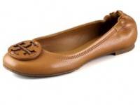 Tory Burch Reva Tumbled Logo Flats