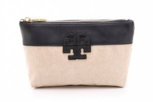 Tory Burch Stacked T Cosmetic Case