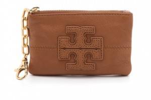 Tory Burch Stacked T Zip Coin Wallet