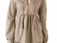 Tribune Standard Leather Tassel Bib Tunic