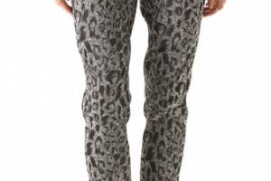 Tribune Standard Leopard Cropped Trousers