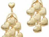 tuleste market Heart Chandelier Earrings