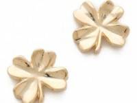 tuleste market Shamrock Stud Earrings