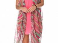 Twelfth St. by Cynthia Vincent Draped Maxi Cover Up