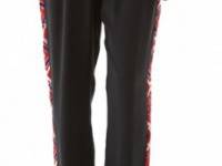 Twelfth St. by Cynthia Vincent Drawstring Aztec Panel Pants