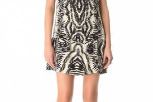 Twelfth St. by Cynthia Vincent Drop Waist Zebra Dress