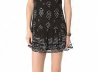 Twelfth St. by Cynthia Vincent Embroidered Shift Dress