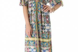 Twelfth St. by Cynthia Vincent Gathered Front Maxi Dress