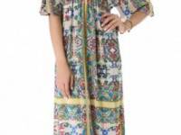 Twelfth St. by Cynthia Vincent Gathered Front Maxi Dress