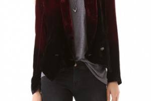 Twelfth St. by Cynthia Vincent Ombre Velvet Blazer