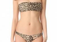 Tyler Rose Swimwear Beauty &amp; The Beast Leopard Bikini Top