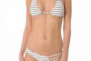 Tyler Rose Swimwear Jane Reversible Triangle Bikini Top