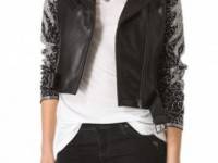 Veda Aquarius Leather Jacket