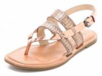 Vera Wang Annie Metallic Sandals