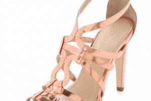 Vera Wang Haru Mirror Strappy Sandals