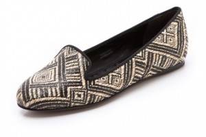 Vera Wang Hurley Basket Weave Flats