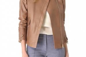 Veronica Beard The Motorway Leather Jacket