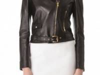 Versace Black Leather Jacket