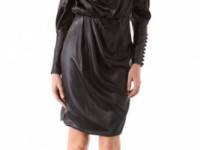 VIKTOR &amp; ROLF Glossy Cowl Neck Dress