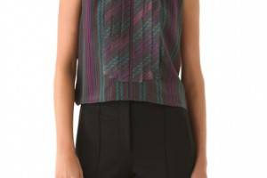 VIKTOR & ROLF Sleeveless Printed Blouse