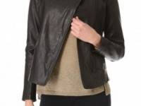 Vince Asymmetrical Leather Jacket