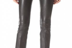 Vince Cropped Leather Leggings