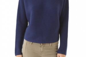 Vince Horizontal Rib Dolman Sweater