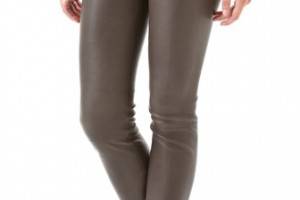 Vince Leather Zip Leggings