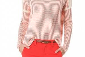 Vince Stripe Slub Sweater