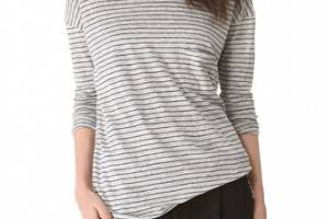 Vince Striped Long Sleeve Tee