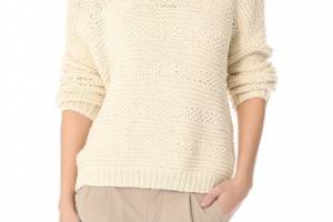 Vince Textured Hand Knit Pullover