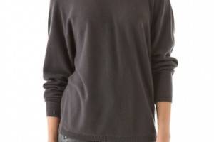 Vince V Back Cashmere Sweater