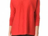 Vince V Neck Slub Sweater