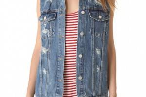 Washborn Oversized Denim Vest