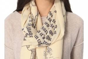 we are owls Manuscript Scarf